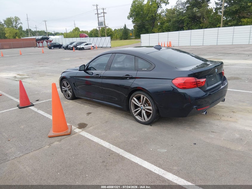 2015 BMW 4er VIN WBA4B1C57FD418191 IAAI salvage auction — THEFT, Salvage Title, sold $9,000 on 2026-08-13 (photo 3)