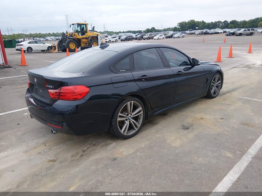 2015 BMW 4er VIN WBA4B1C57FD418191 IAAI salvage auction — THEFT, Salvage Title, sold $9,000 on 2026-08-13 (photo 4)