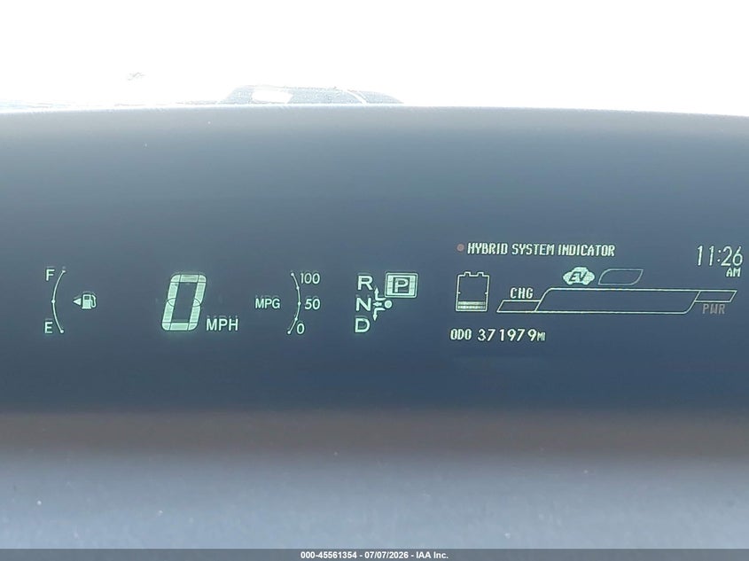2015 Toyota Prius VIN JTDKN3DUXF1931049 IAAI salvage auction — NORMAL WEAR, Clear - Dealer Only (California), sold $1,550 on 2026-07-21 (photo 7)