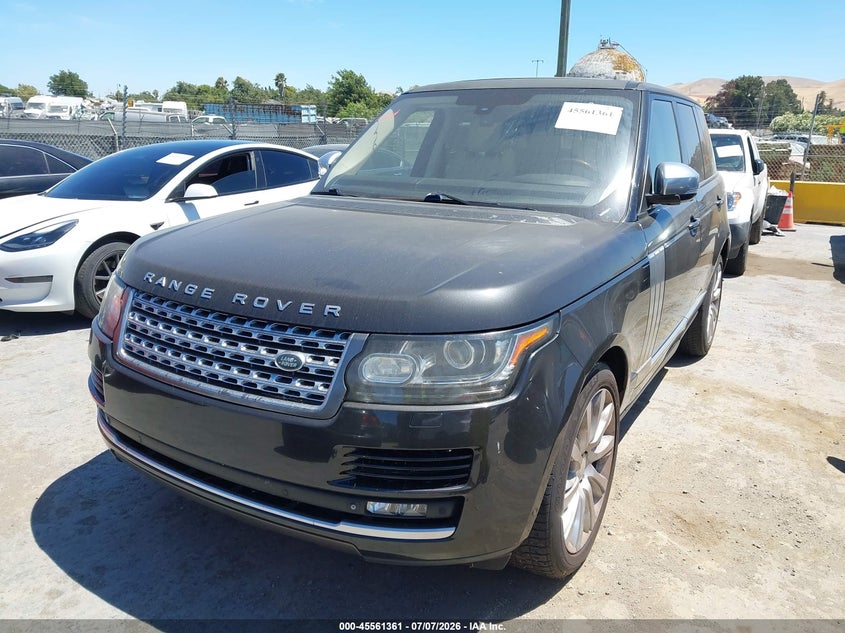 2014 Land rover RANGE ROVER VIN SALGS2EF4EA142847 IAAI salvage auction — NORMAL WEAR, Clear - Dealer Only (California), sold $3,300 on 2026-07-16 (photo 2)