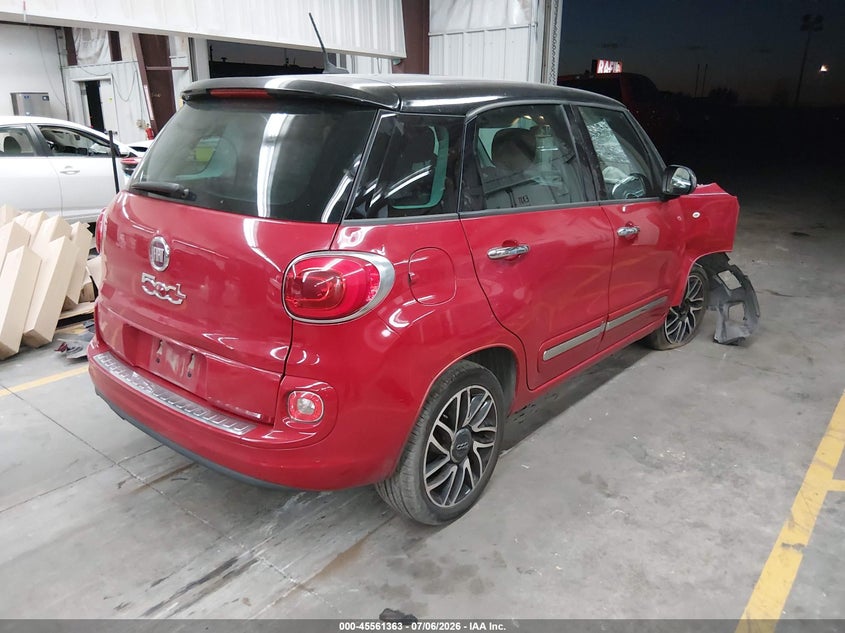 2014 Fiat 500l VIN ZFBCFACHXEZ015176 IAAI salvage auction — FRONT END, Salvage Title, sold $500 on 2026-08-11 (photo 4)