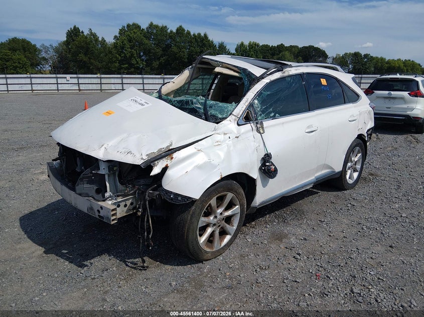 2012 Lexus Rx VIN 2T2ZK1BA9CC072382 IAAI salvage auction — ALL OVER, Salvage Title, sold $475 on 2026-07-31 (photo 2)
