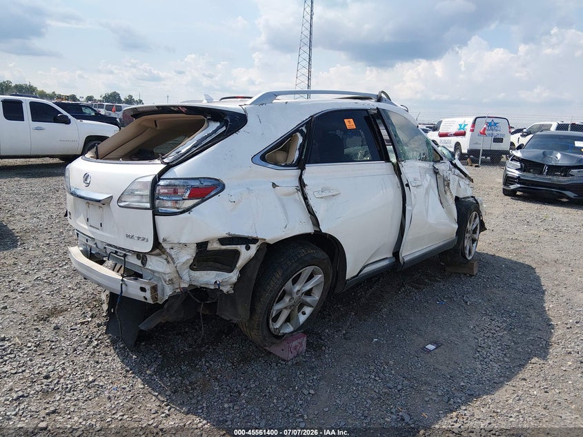 2012 Lexus Rx VIN 2T2ZK1BA9CC072382 IAAI salvage auction — ALL OVER, Salvage Title, sold $475 on 2026-07-31 (photo 4)