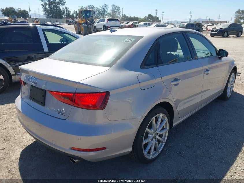 2016 Audi A3 VIN WAUB8GFF0G1042479 IAAI salvage auction — FRONT END, Salvage (California), sold $1,450 on 2026-07-22 (photo 4)