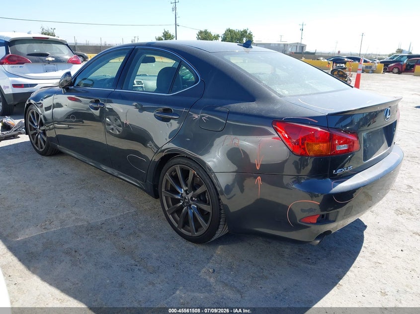 2007 Lexus Is 250 VIN JTHBK262875027904 IAAI salvage auction — FRONT END, Salvage (California), sold $475 on 2026-07-30 (photo 3)