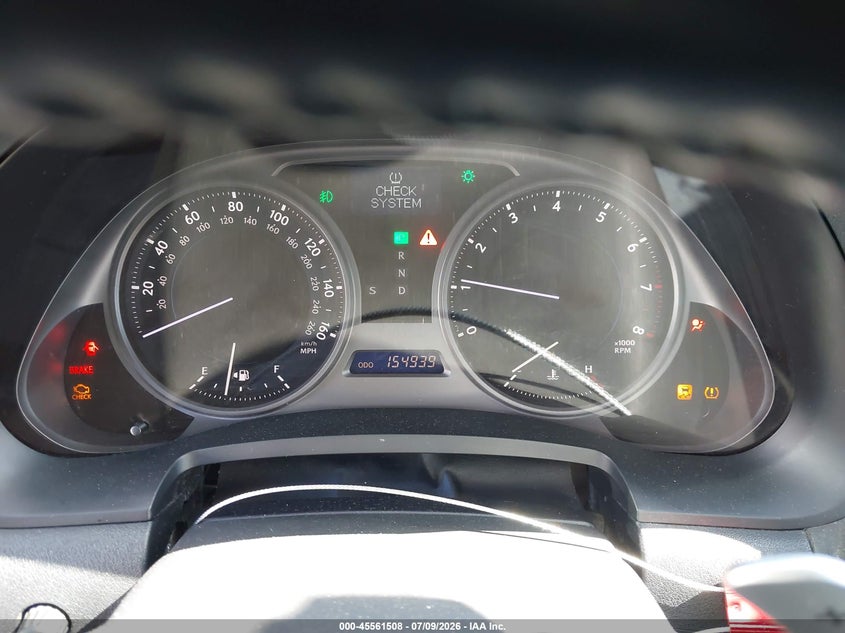 2007 Lexus Is 250 VIN JTHBK262875027904 IAAI salvage auction — FRONT END, Salvage (California), sold $475 on 2026-07-30 (photo 7)