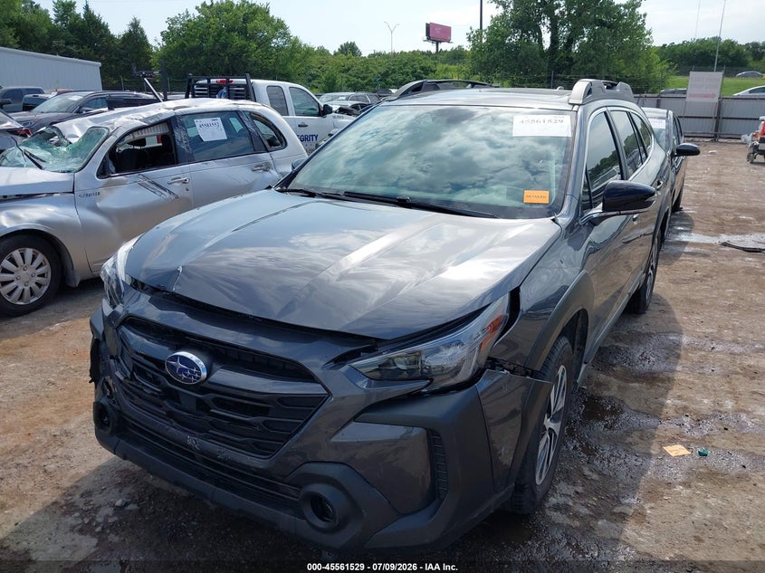 2025 Subaru Outback VIN 4S4BTAFCXS3245246 IAAI salvage auction — LEFT SIDE, Wait Title, sold $7,375 on 2026-10-07 (photo 6)