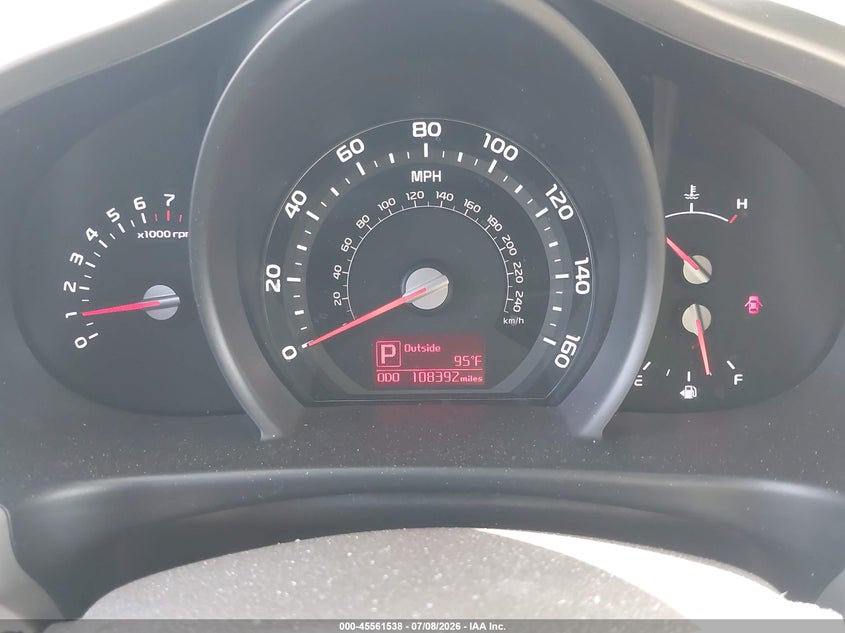 2014 Kia Sportage VIN KNDPBCAC1E7571028 IAAI salvage auction — LEFT REAR, Salvage (Arizona), sold $2,000 on 2026-07-28 (photo 7)