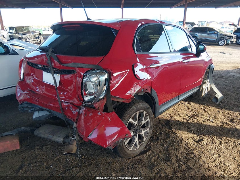 2016 Fiat 500x VIN ZFBCFXCT2GP354973 IAAI salvage auction — REAR END, Salvage Title, sold $200 on 2026-08-04 (photo 4)