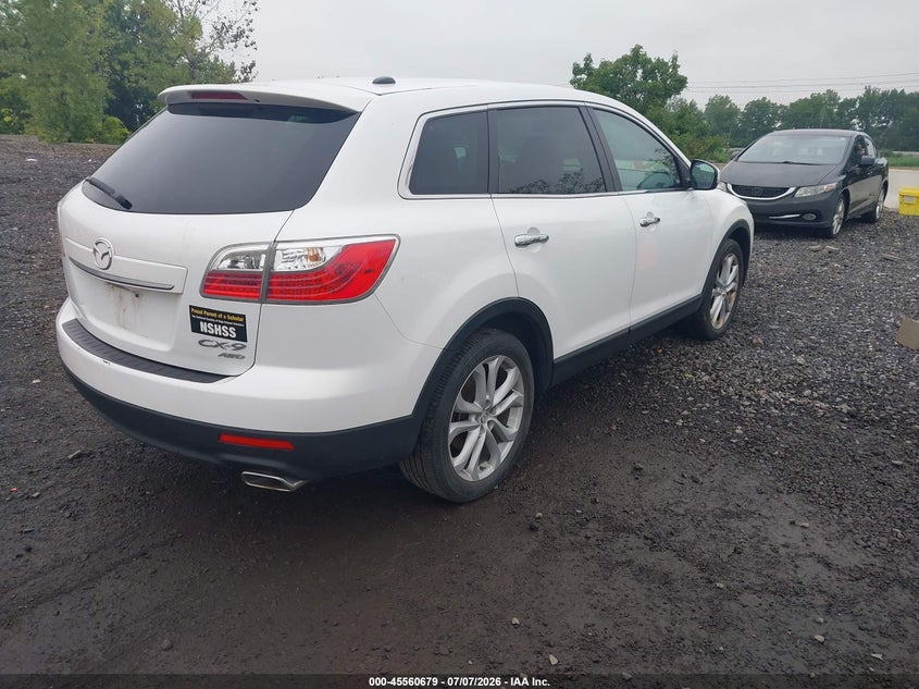 2012 Mazda Cx-9 VIN JM3TB3DV4C0335272 IAAI salvage auction — NORMAL WEAR, Clear (New Jersey), sold $450 on 2026-07-21 (photo 4)