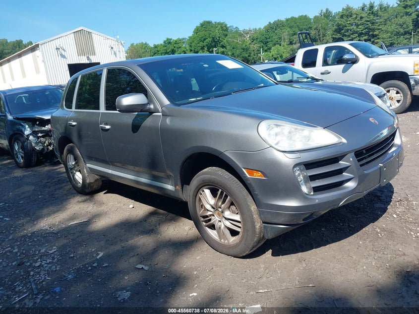 2009 Porsche Cayenne VIN WP1AA29P09LA02449 IAAI salvage auction — LEFT FRONT, Mv-907A (New York), sold $375 on 2026-07-28 (photo 1)