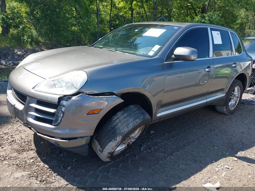 2009 Porsche Cayenne VIN WP1AA29P09LA02449 IAAI salvage auction — LEFT FRONT, Mv-907A (New York), sold $375 on 2026-07-28 (photo 2)