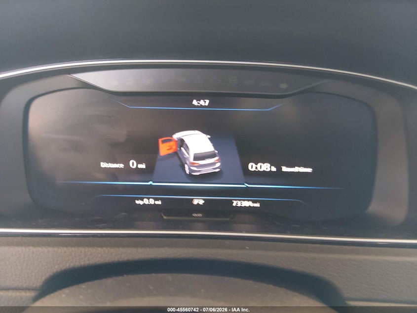 2019 Volkswagen Golf r VIN WVWVA7AU1KW149126 IAAI salvage auction — RIGHT FRONT, Salvage Title, sold $8,600 on 2026-08-08 (photo 7)