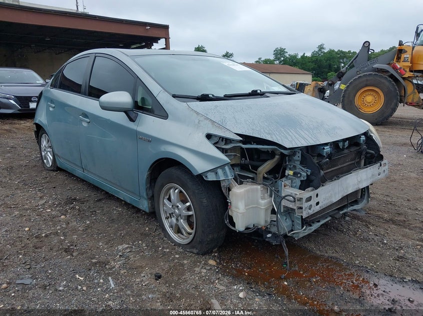 2014 Toyota Prius VIN JTDKN3DU4E1775282 IAAI salvage auction — FRONT & REAR, Mv-907A (New York), sold $375 on 2026-07-28 (photo 1)