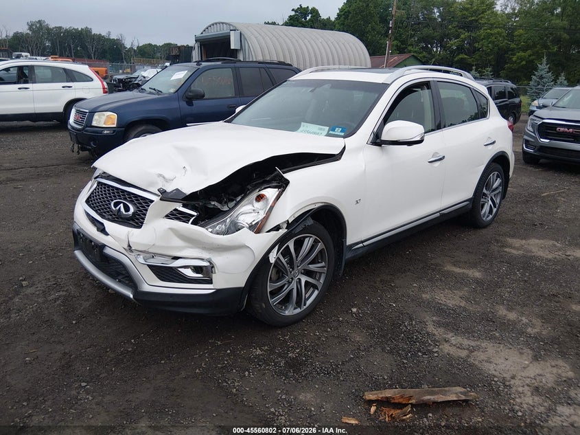 2017 Infiniti Qx50 VIN JN1BJ0RR0HM411378 IAAI salvage auction — RIGHT FRONT, Salvage (New Jersey), sold $1,850 on 2026-07-30 (photo 2)