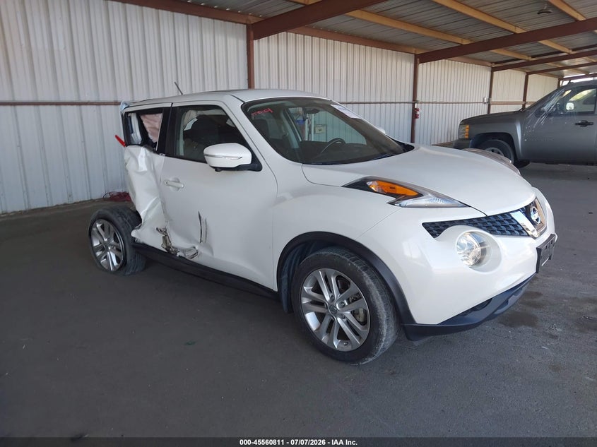 2016 Nissan Juke VIN JN8AF5MR0GT605061 IAAI salvage auction — REAR END, Salvage (California), sold $450 on 2026-07-30 (photo 1)