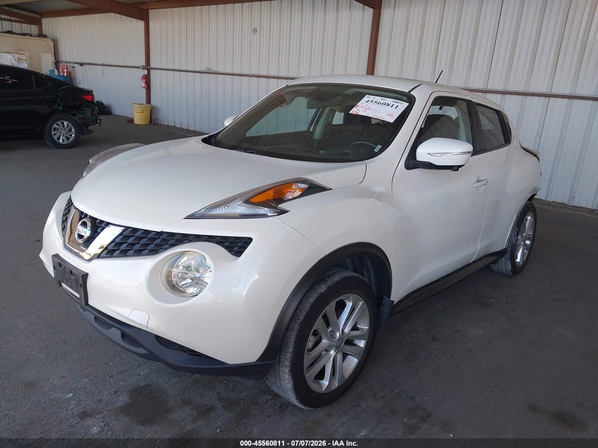 2016 Nissan Juke VIN JN8AF5MR0GT605061 IAAI salvage auction — REAR END, Salvage (California), sold $450 on 2026-07-30 (photo 2)