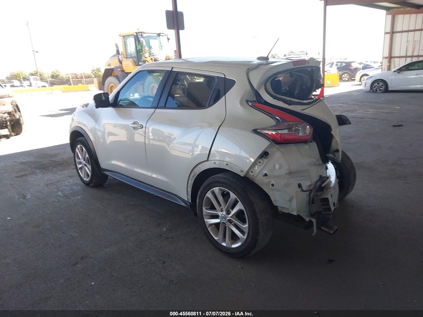 2016 Nissan Juke VIN JN8AF5MR0GT605061 IAAI salvage auction — REAR END, Salvage (California), sold $450 on 2026-07-30 (photo 3)