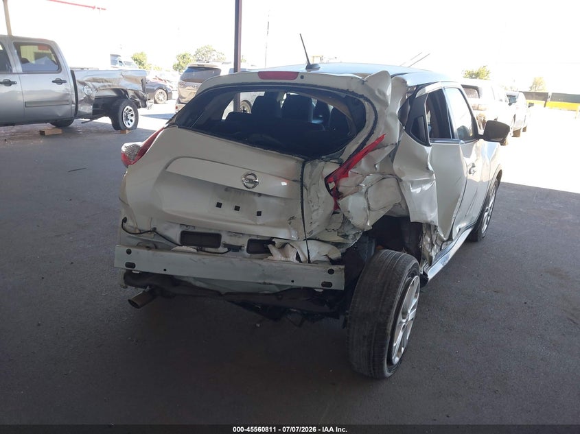 2016 Nissan Juke VIN JN8AF5MR0GT605061 IAAI salvage auction — REAR END, Salvage (California), sold $450 on 2026-07-30 (photo 4)
