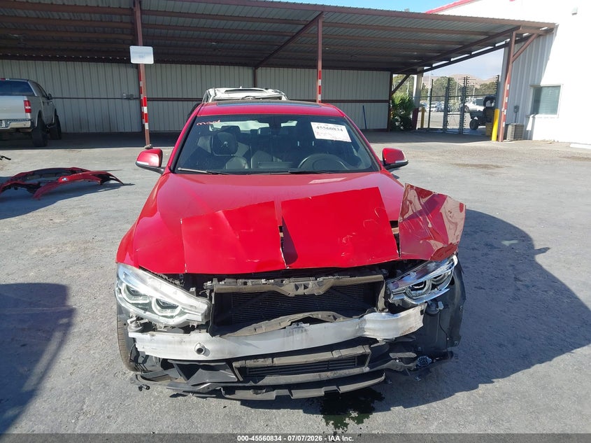 2016 BMW 3er VIN WBA8E9C56GK643741 IAAI salvage auction — FRONT END, Salvage (California), sold $2,700 on 2026-08-13 (photo 6)