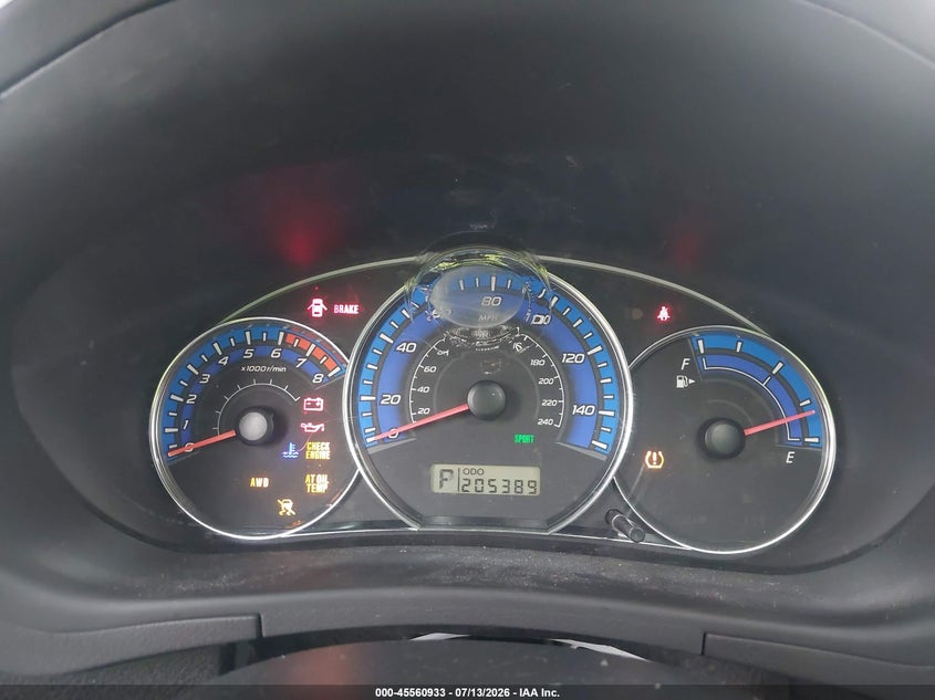 2009 Subaru Forester VIN JF2SH63629H711493 IAAI salvage auction — NORMAL WEAR, Clear - Dealer Only (California), sold $25 on 2026-07-21 (photo 7)