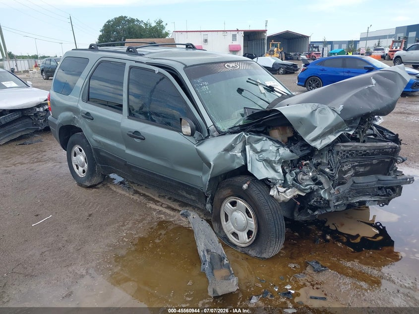 2006 Ford Escape VIN 1FMYU02Z76KA57856 IAAI salvage auction — FRONT END, Rebuildable (Florida), sold $350 on 2026-07-18 (photo 1)
