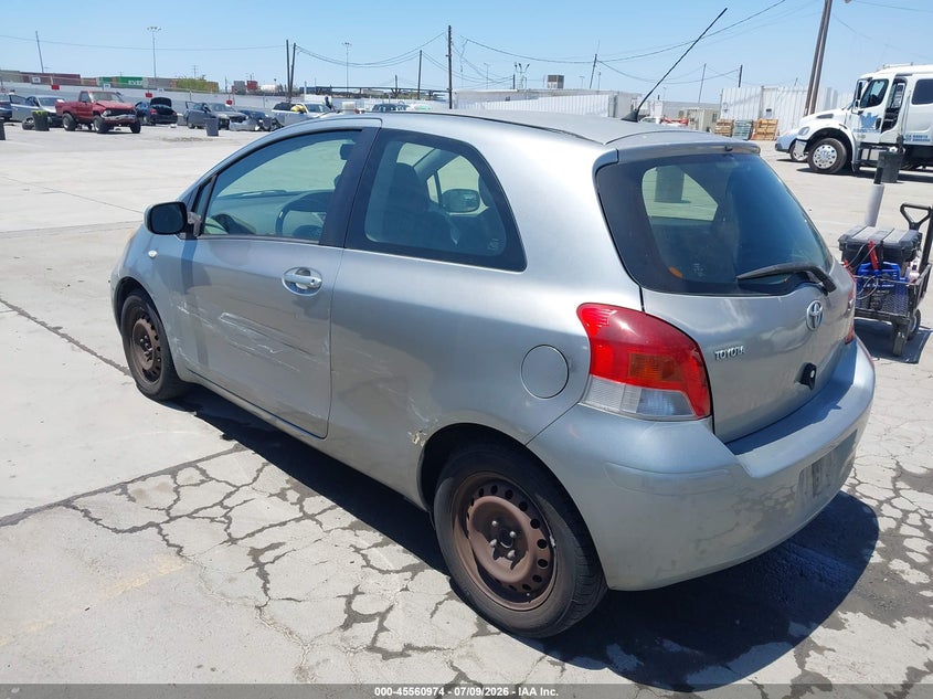 2009 Toyota Yaris VIN JTDJT903495222986 IAAI salvage auction — SIDE, Salvage (California), sold $1,075 on 2026-07-22 (photo 3)