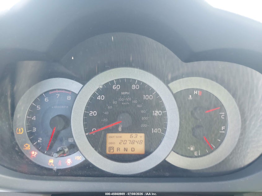 2007 Toyota Rav4 VIN JTMZD31V376044105 IAAI salvage auction — NORMAL WEAR, Clear - Dealer Only (California), sold $1,350 on 2026-07-16 (photo 7)