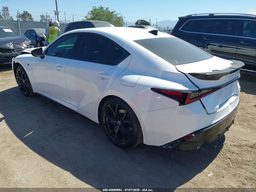 2026 Lexus Is VIN JTHGZ1B2XT5104672 IAAI salvage auction — FRONT END, Salvage Title, sold $34,800 on 2026-08-31 (photo 3)
