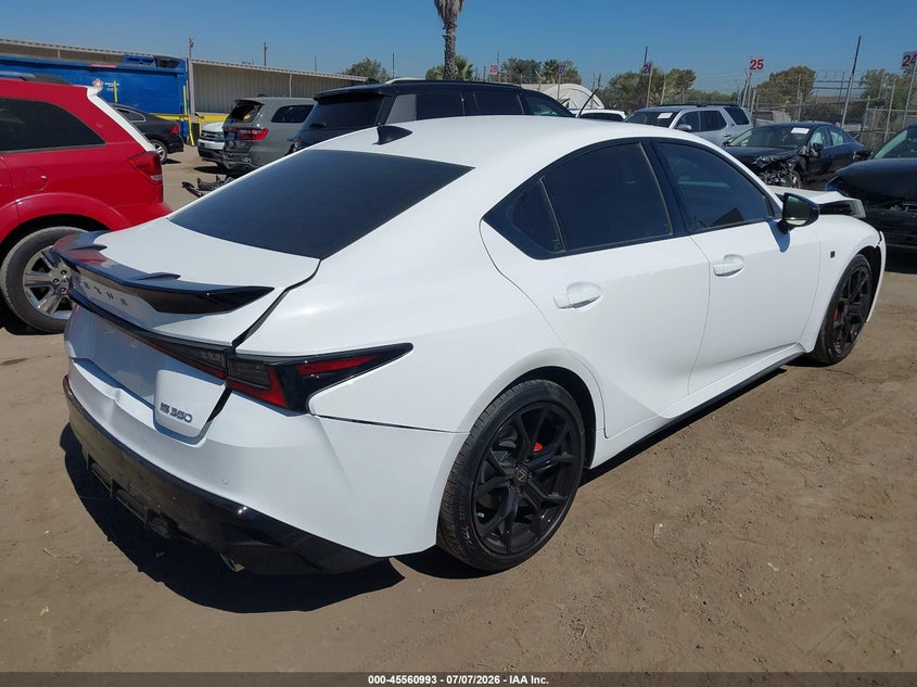 2026 Lexus Is VIN JTHGZ1B2XT5104672 IAAI salvage auction — FRONT END, Salvage Title, sold $34,800 on 2026-08-31 (photo 4)