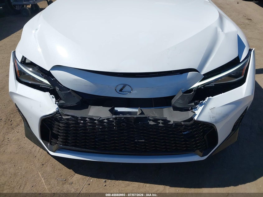 2026 Lexus Is VIN JTHGZ1B2XT5104672 IAAI salvage auction — FRONT END, Salvage Title, sold $34,800 on 2026-08-31 (photo 6)