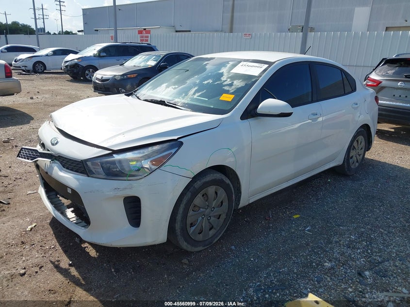 2020 Kia Rio VIN 3KPA24AD7LE297707 IAAI salvage auction — FRONT END, Original (Texas), sold $2,775 on 2026-09-12 (photo 2)