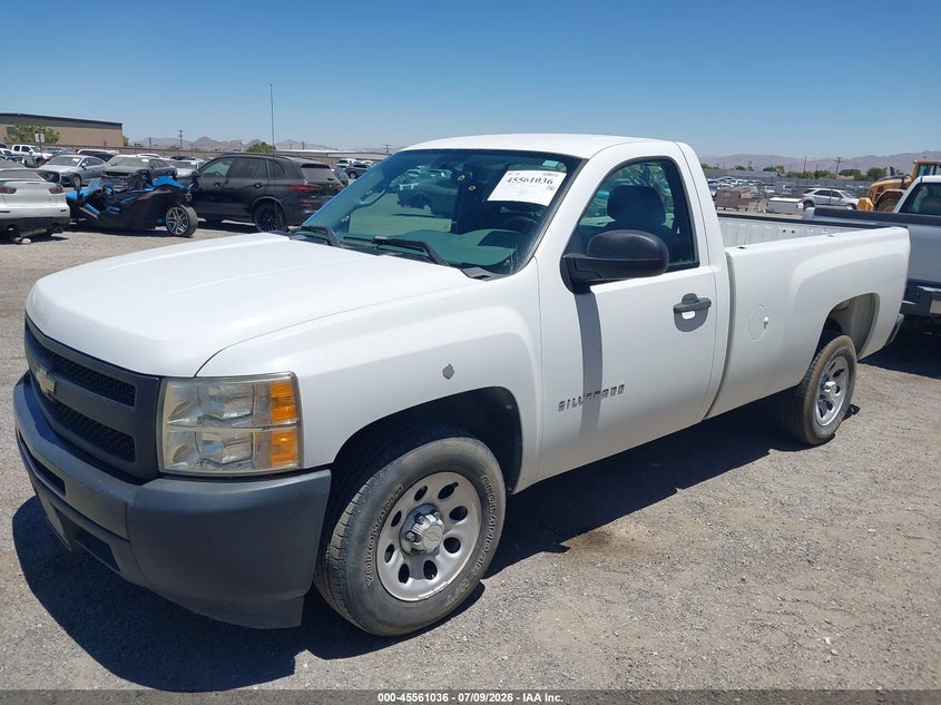 2010 Chevrolet Silverado 1500 VIN 1GCPCPE06AZ205102 IAAI salvage auction — NORMAL WEAR, Sf97 (California), sold $7,375 on 2026-08-25 (photo 2)