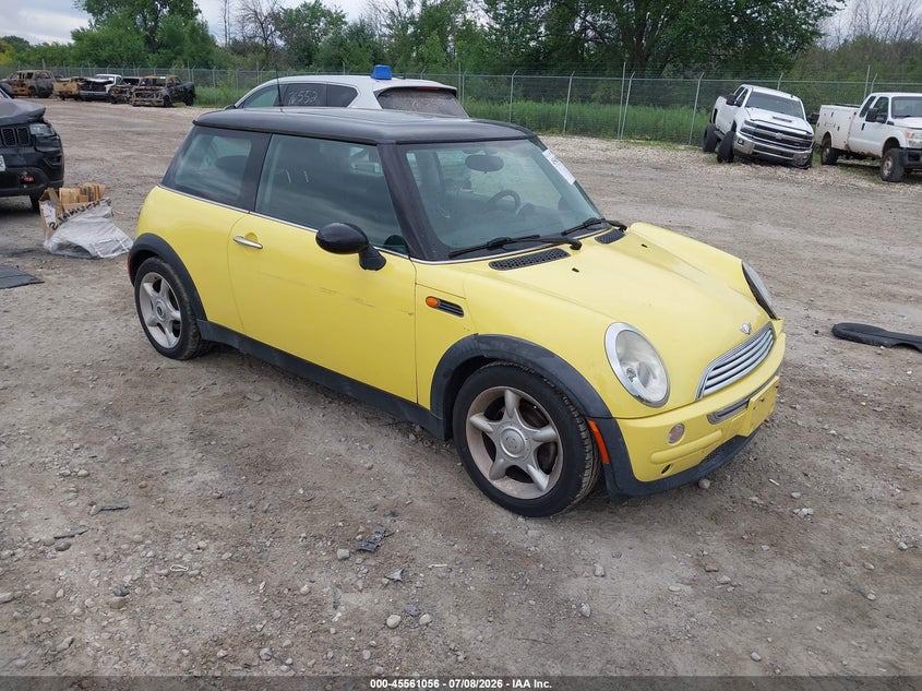 2003 Mini Cooper VIN WMWRC33413TC45519 IAAI salvage auction — FRONT END, Prior Salvage (Minnesota), sold $400 on 2026-09-17 (photo 1)