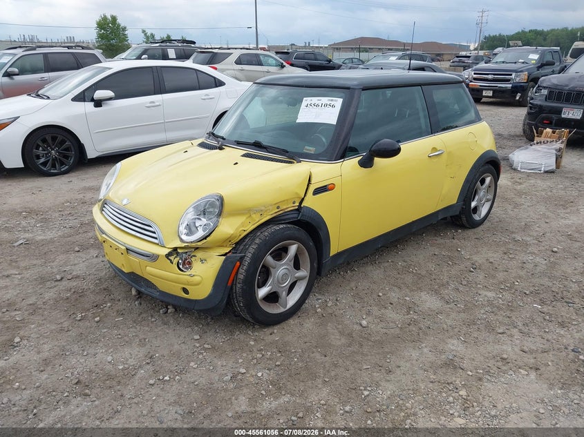 2003 Mini Cooper VIN WMWRC33413TC45519 IAAI salvage auction — FRONT END, Prior Salvage (Minnesota), sold $400 on 2026-09-17 (photo 2)