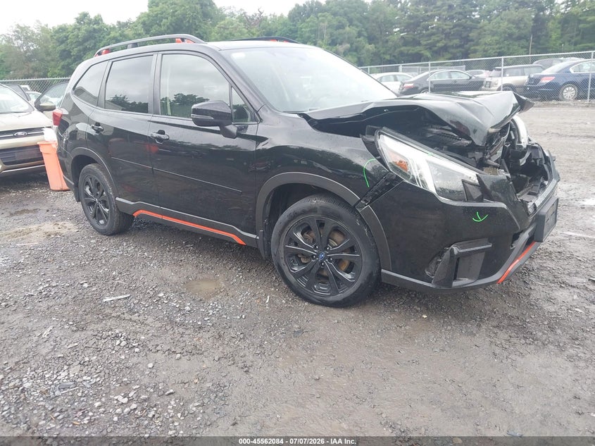 2022 Subaru Forester VIN JF2SKAJC3NH517692 IAAI salvage auction — FRONT END, Mv-907A (New York), sold $3,250 on 2026-07-29 (photo 1)