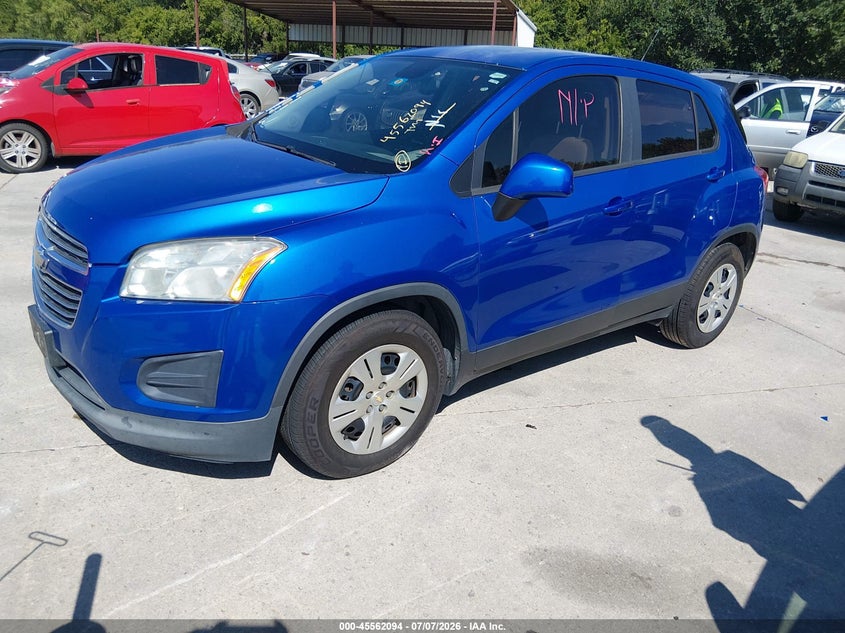 2016 Chevrolet Trax VIN KL7CJKSBXGB672695 IAAI salvage auction — NORMAL WEAR, Original (Texas), sold $925 on 2026-07-29 (photo 2)
