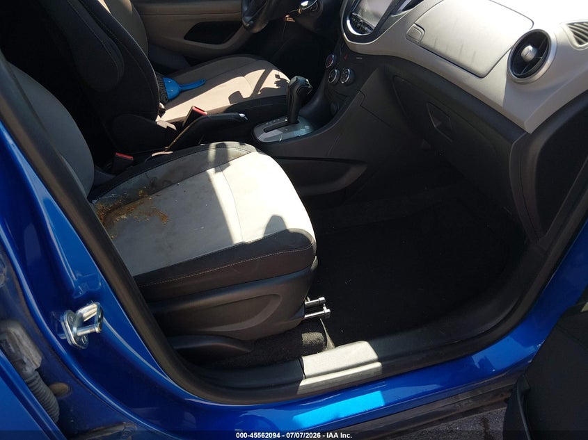 2016 Chevrolet Trax VIN KL7CJKSBXGB672695 IAAI salvage auction — NORMAL WEAR, Original (Texas), sold $925 on 2026-07-29 (photo 5)