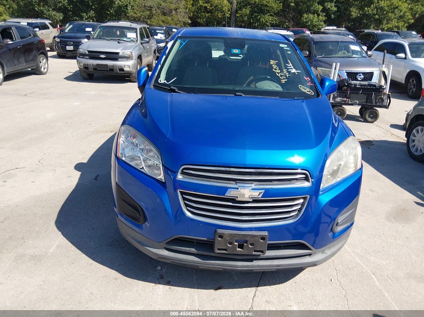 2016 Chevrolet Trax VIN KL7CJKSBXGB672695 IAAI salvage auction — NORMAL WEAR, Original (Texas), sold $925 on 2026-07-29 (photo 6)