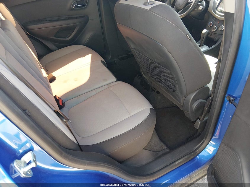 2016 Chevrolet Trax VIN KL7CJKSBXGB672695 IAAI salvage auction — NORMAL WEAR, Original (Texas), sold $925 on 2026-07-29 (photo 8)