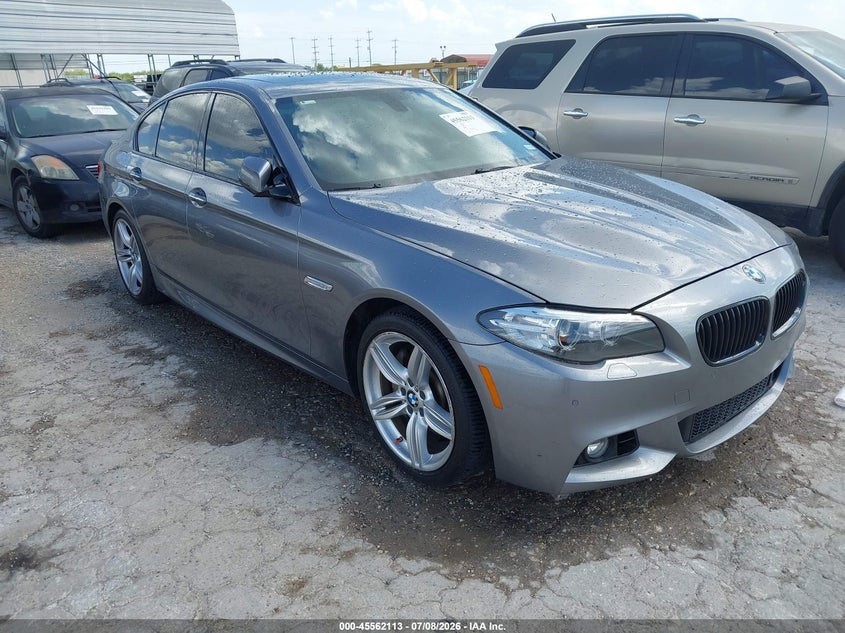 2015 BMW 5 series VIN WBA5B3C50FD547342 IAAI salvage auction — NORMAL WEAR, Original (Texas), sold $2,250 on 2026-07-29 (photo 1)