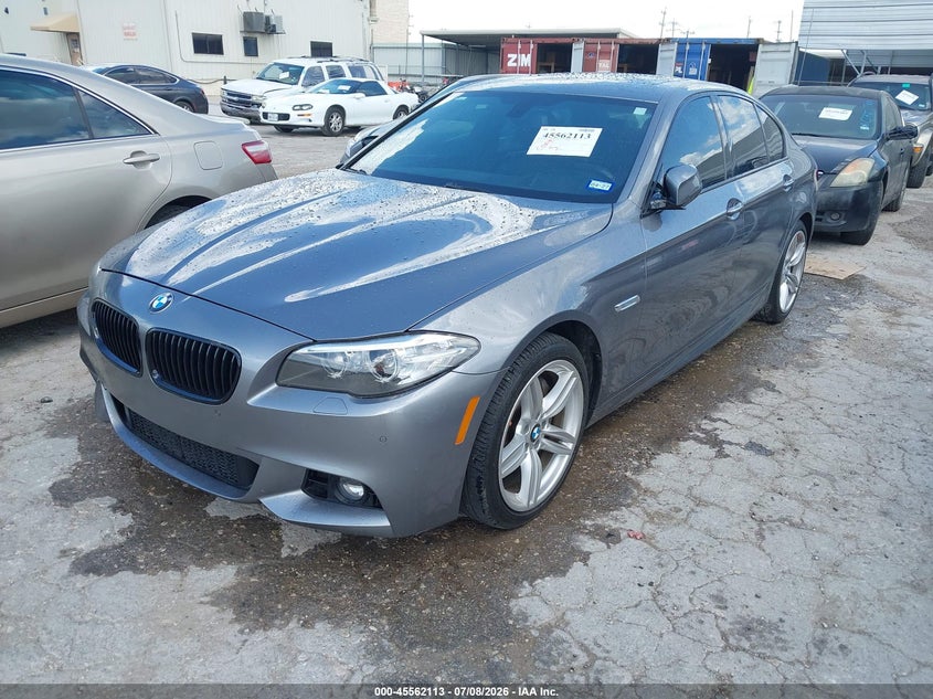 2015 BMW 5 series VIN WBA5B3C50FD547342 IAAI salvage auction — NORMAL WEAR, Original (Texas), sold $2,250 on 2026-07-29 (photo 2)