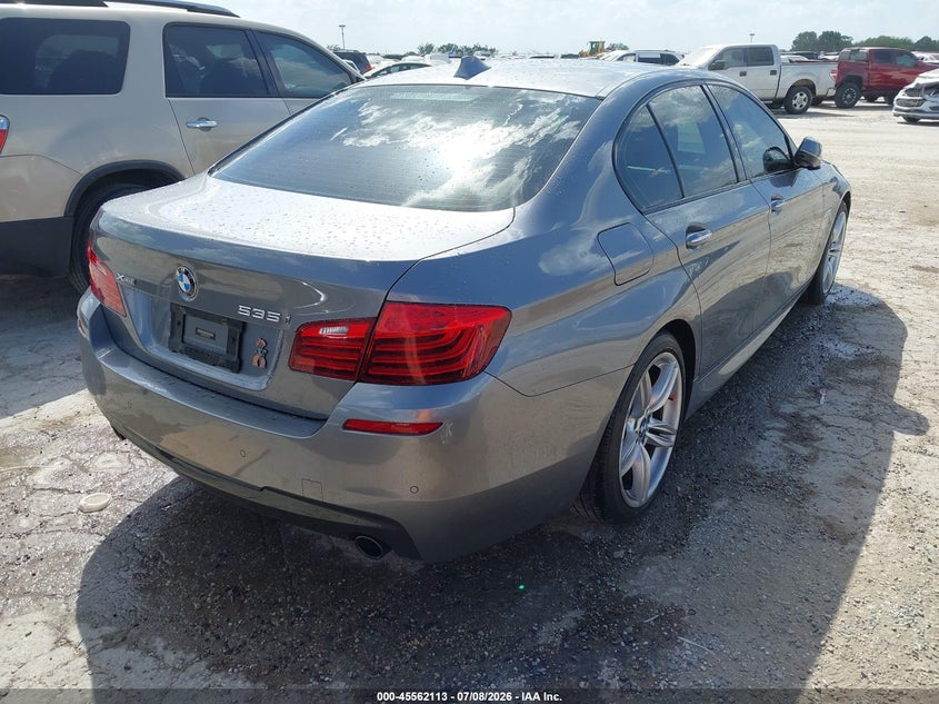 2015 BMW 5 series VIN WBA5B3C50FD547342 IAAI salvage auction — NORMAL WEAR, Original (Texas), sold $2,250 on 2026-07-29 (photo 4)