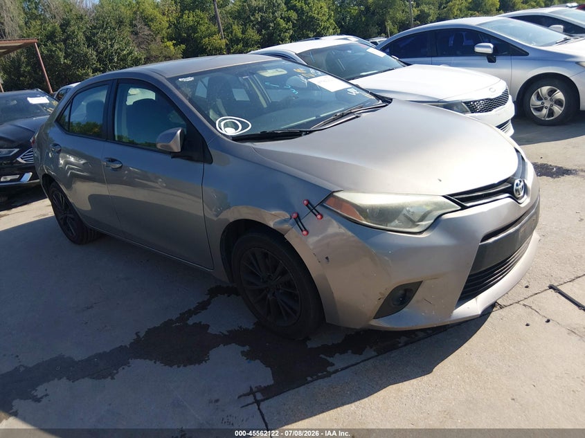 2014 Toyota Corolla VIN 5YFBURHE9EP077609 IAAI salvage auction — NORMAL WEAR, Original (Texas), sold $1,700 on 2026-07-29 (photo 1)