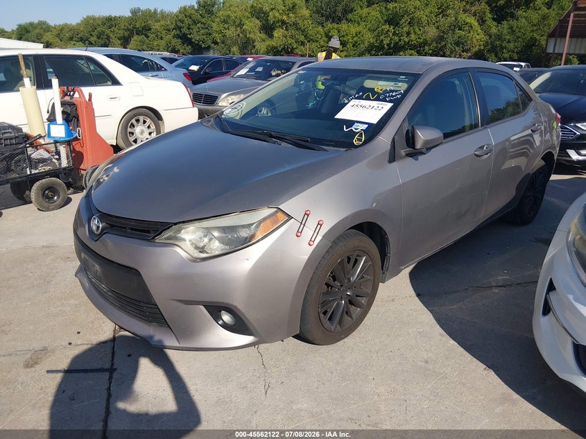 2014 Toyota Corolla VIN 5YFBURHE9EP077609 IAAI salvage auction — NORMAL WEAR, Original (Texas), sold $1,700 on 2026-07-29 (photo 2)