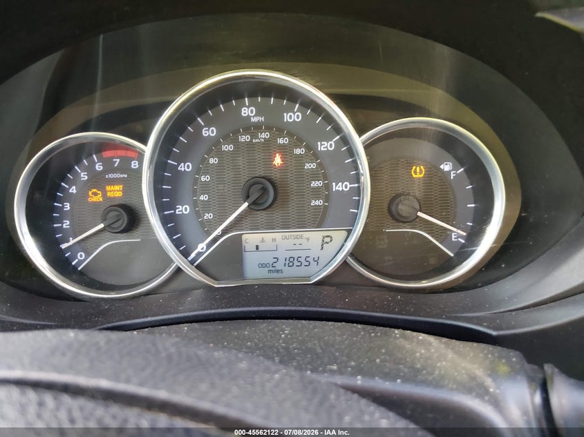 2014 Toyota Corolla VIN 5YFBURHE9EP077609 IAAI salvage auction — NORMAL WEAR, Original (Texas), sold $1,700 on 2026-07-29 (photo 7)