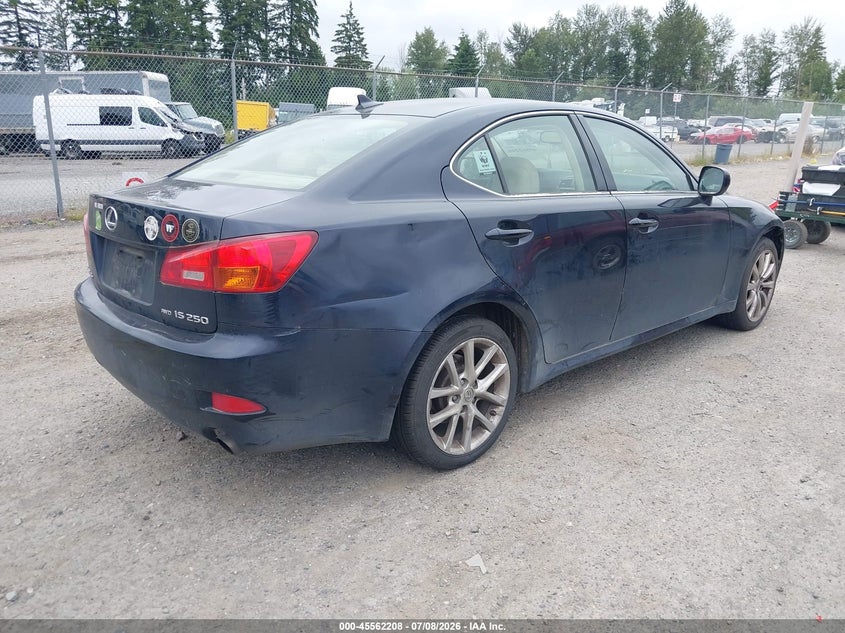 2008 Lexus Is 250 VIN JTHCK262X85016960 IAAI salvage auction — NORMAL WEAR, Clear (Washington), sold $325 on 2026-07-22 (photo 4)