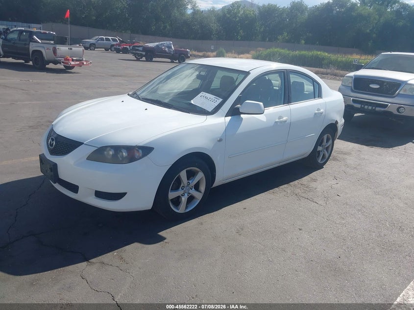 2005 Mazda 3 VIN JM1BK12FX51303301 IAAI salvage auction — NORMAL WEAR, Clear (Utah), sold $325 on 2026-07-16 (photo 2)