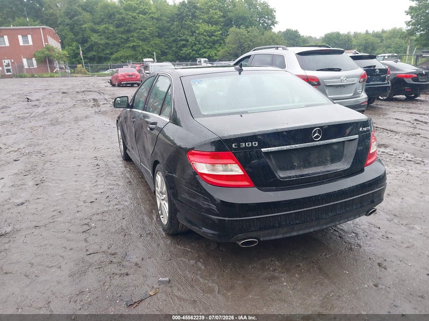 2009 Mercedes-benz C class VIN WDDGF81X29F201731 IAAI salvage auction — SIDE, Clear (Massachusetts), sold $500 on 2026-07-15 (photo 3)