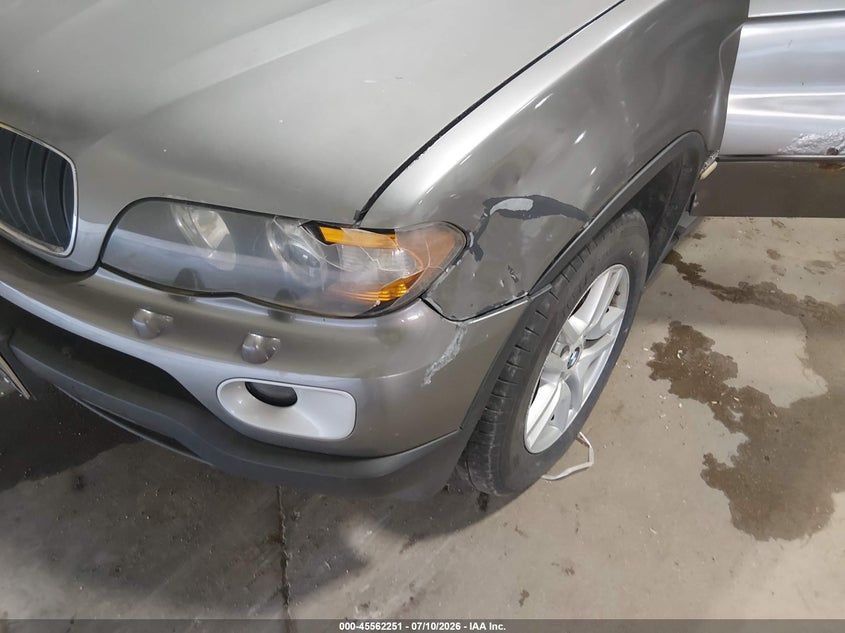 2004 BMW X5 VIN 5UXFA13524LU43189 IAAI salvage auction — NORMAL WEAR, Clear (Pennsylvania), sold $25 on 2026-07-30 (photo 6)